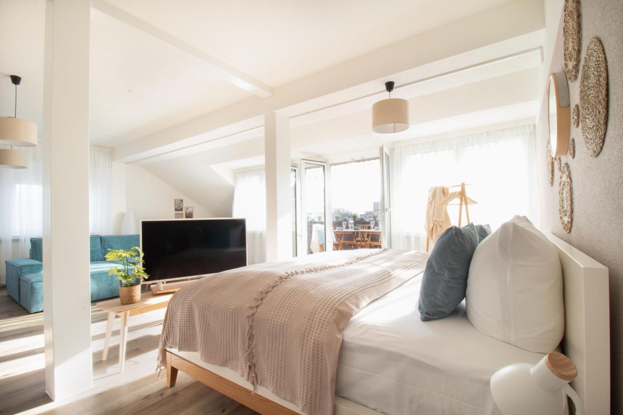 Loewe Apartment Blau 노이하우즌 암 라인팔 외부 사진